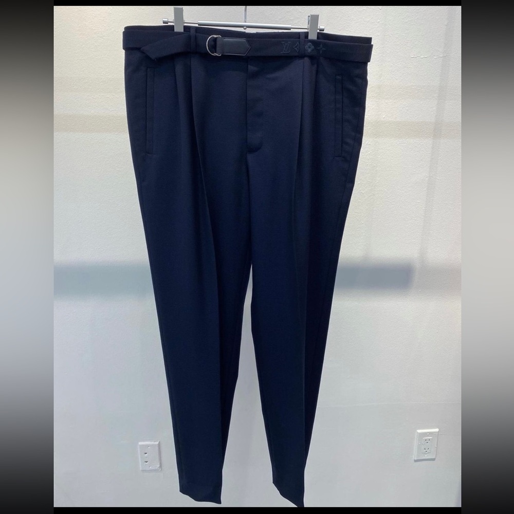 Louis Vuitton Dress Pants w Monogram Logo